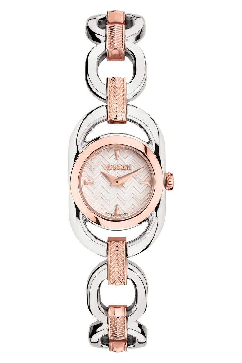 Gioiello Two-Tone Bracelet Watch, 22.8mm, Main, color, TWO TONE