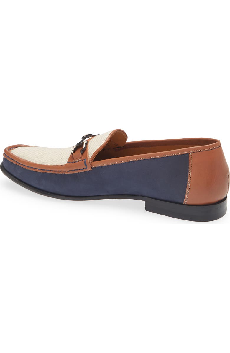 Mezlan Kheanill Moc Toe Bit Loafer, Alternate, color, Blue Multi