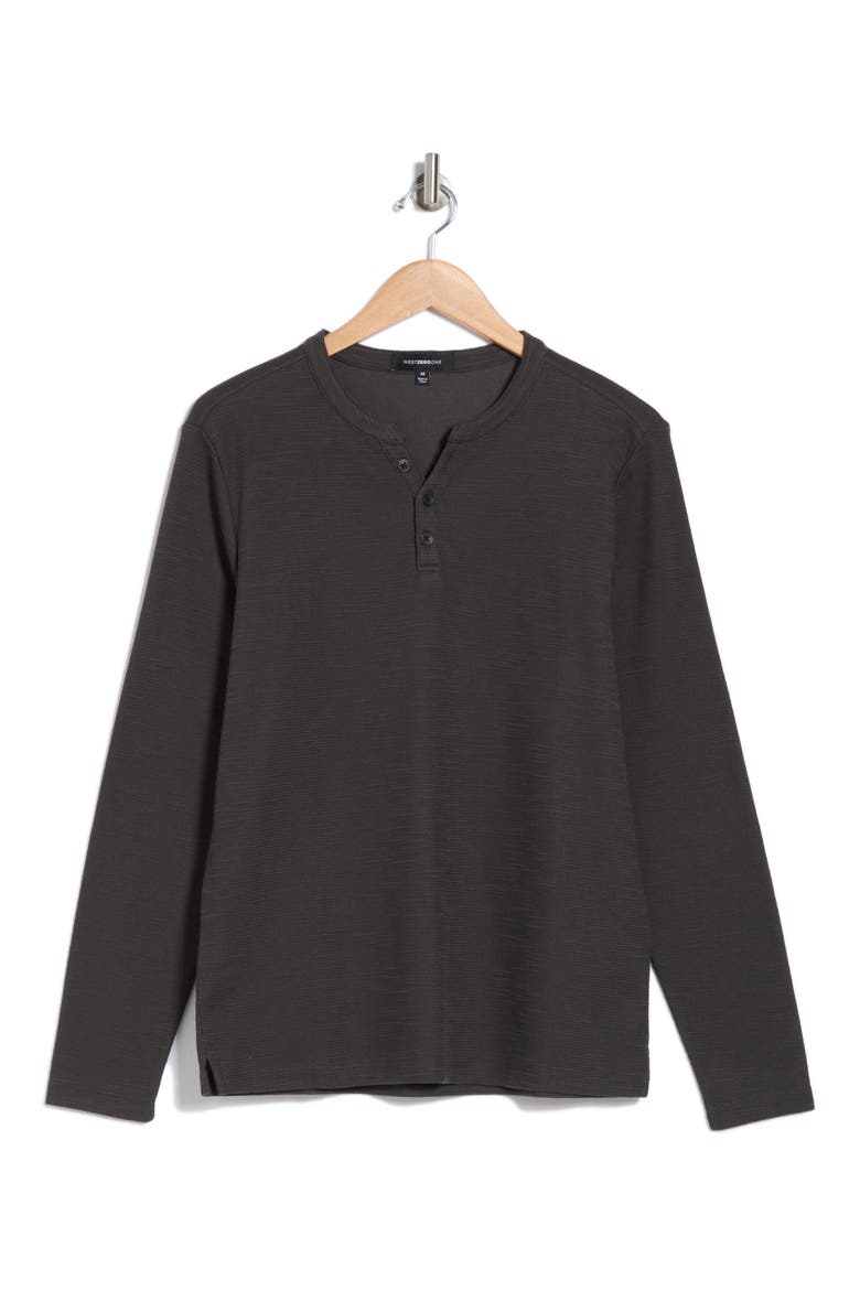 Romeo Long Sleeve Henley, Alternate, color, CANNON