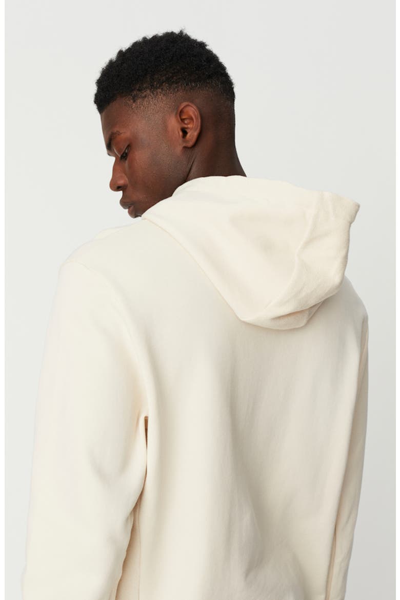Reverse Knit Hoodie, Alternate, color, IVORY