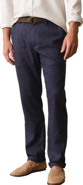 Marine Layer Saturday Flat Front Hemp Blend Chinos