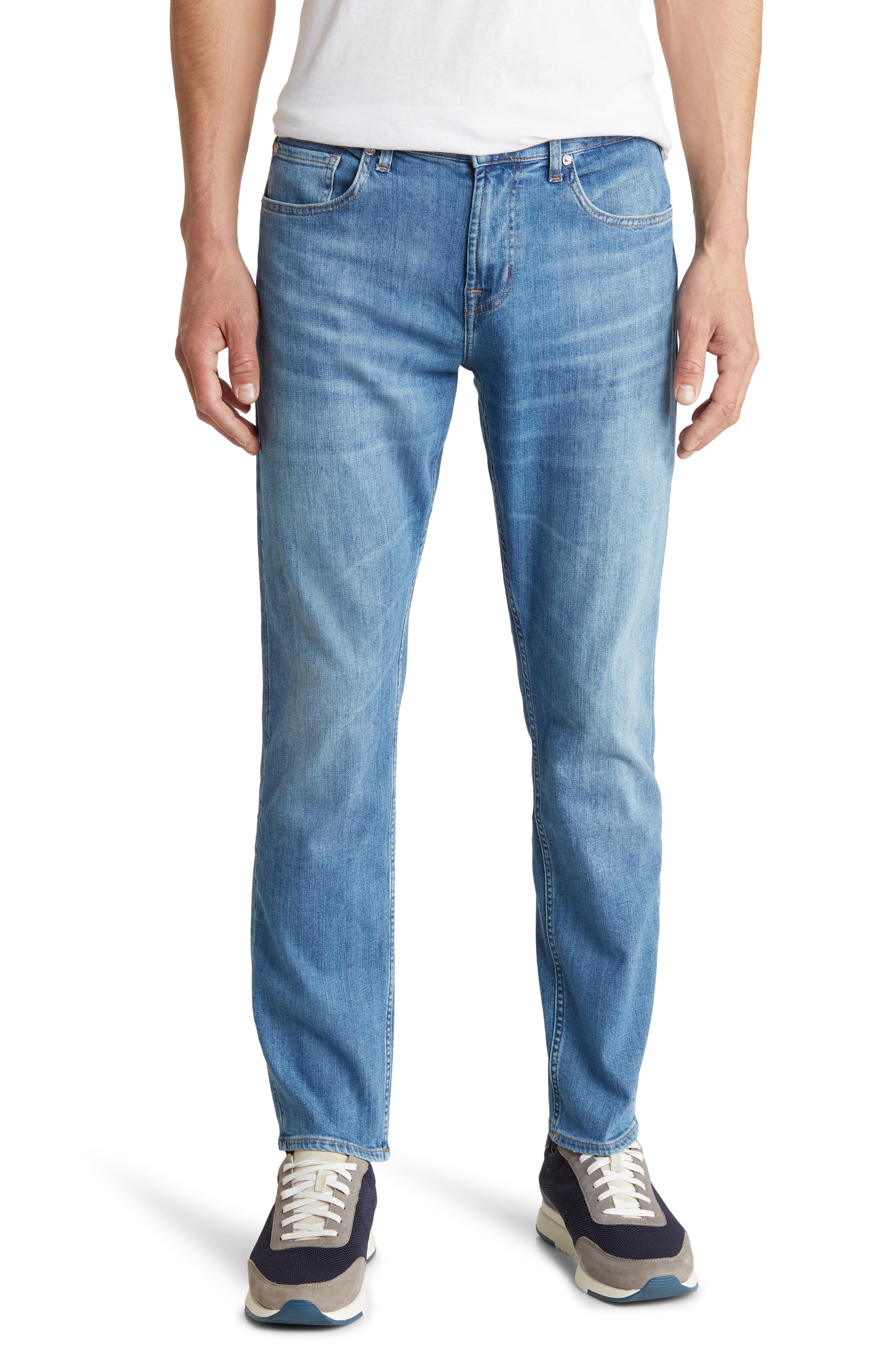 Adrien Stretch Tek Slim Jeans