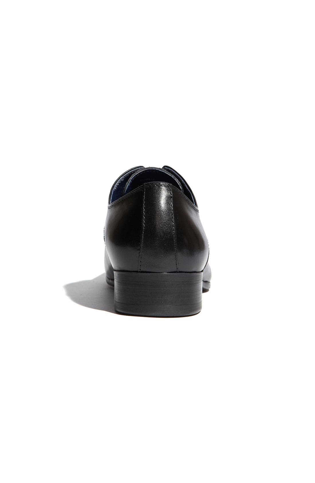 'Tannar' Moc Toe Oxford, Alternate, color, BLACK
