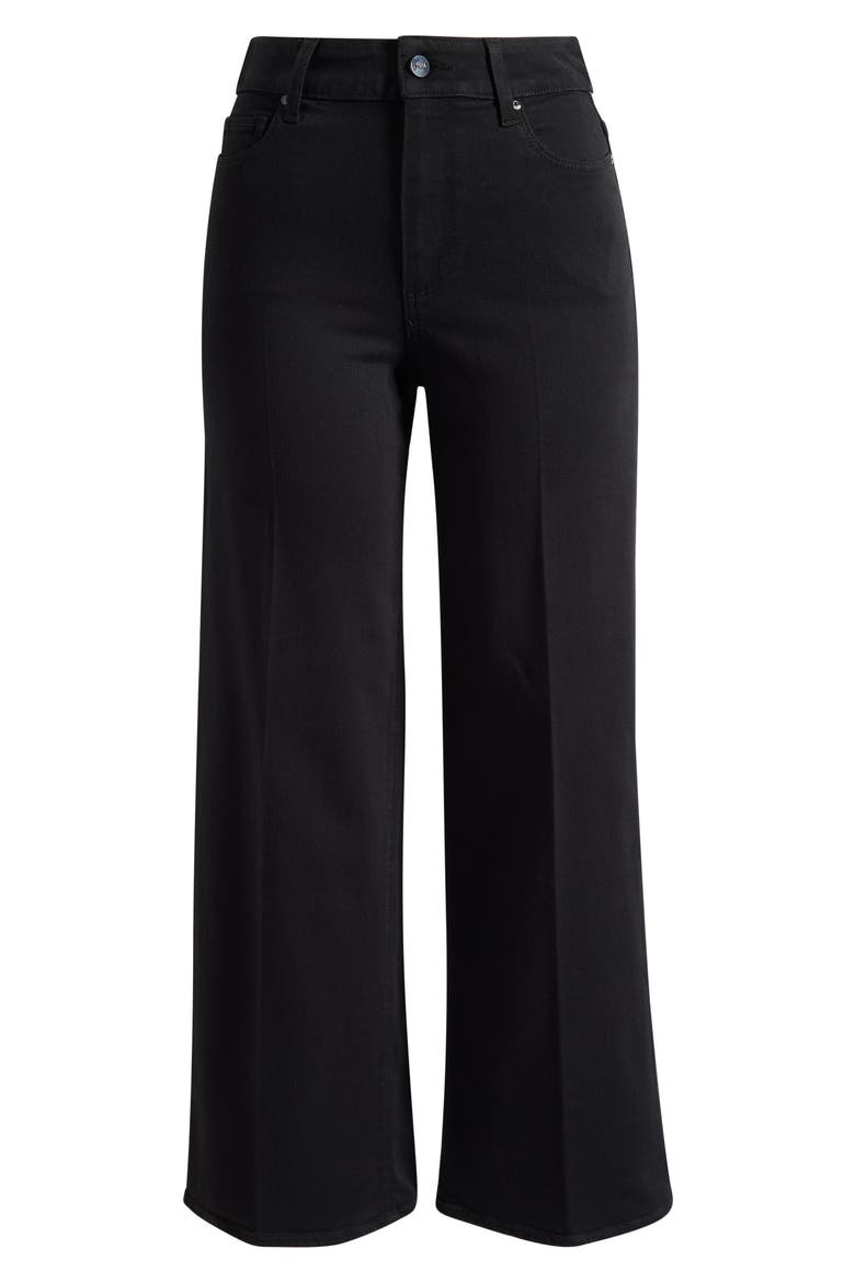 Anessa High Waist Wide Leg Jeans, Alternate, color, BLACK SHADOW