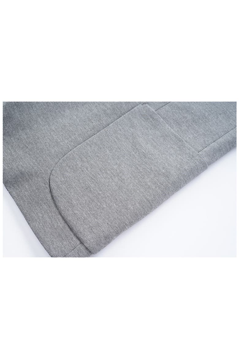 Notch Collar Two Button 4-Way Stretch Jacket, Alternate, color, SILVER