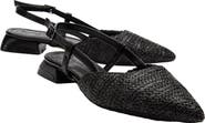 Prologue Shoes Riley Woven Slingback Flats