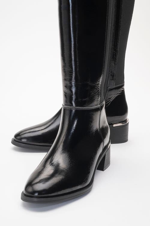 Forever & Always Shoes Rochos Leather Boot In Black