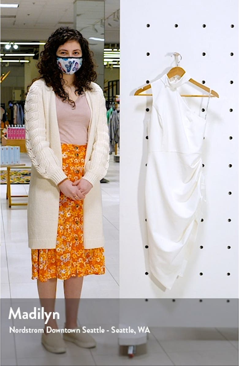 Asymmetric Cutout Sheath Dress, sales video thumbnail