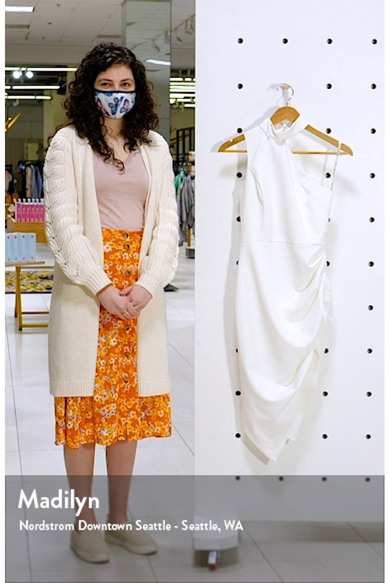 Asymmetric Cutout Sheath Dress video