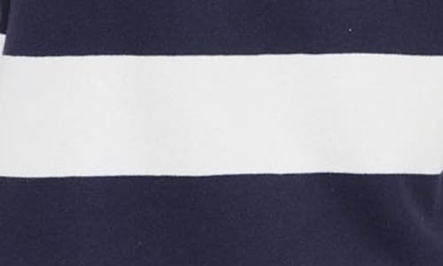 BLU PEPPER BLU PEPPER RUGBY STRIPE LONG SLEEVE TOP