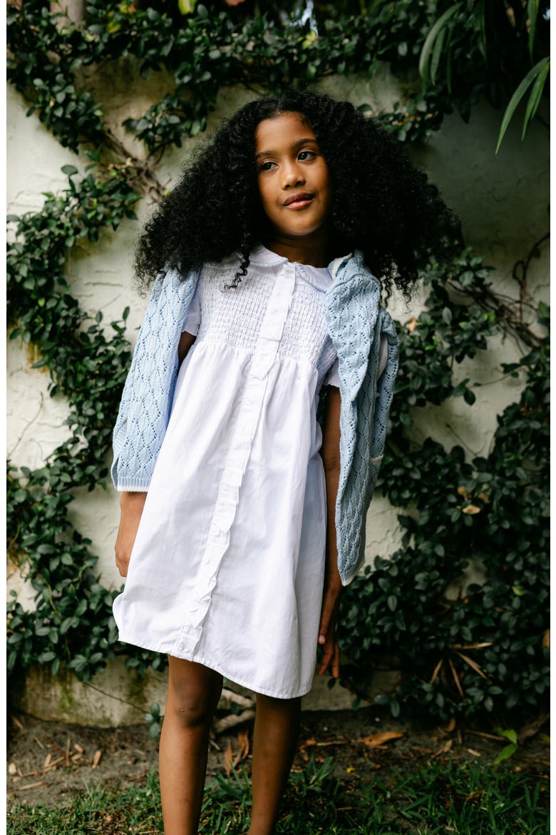 Evelyn Dress, Alternate, color, White