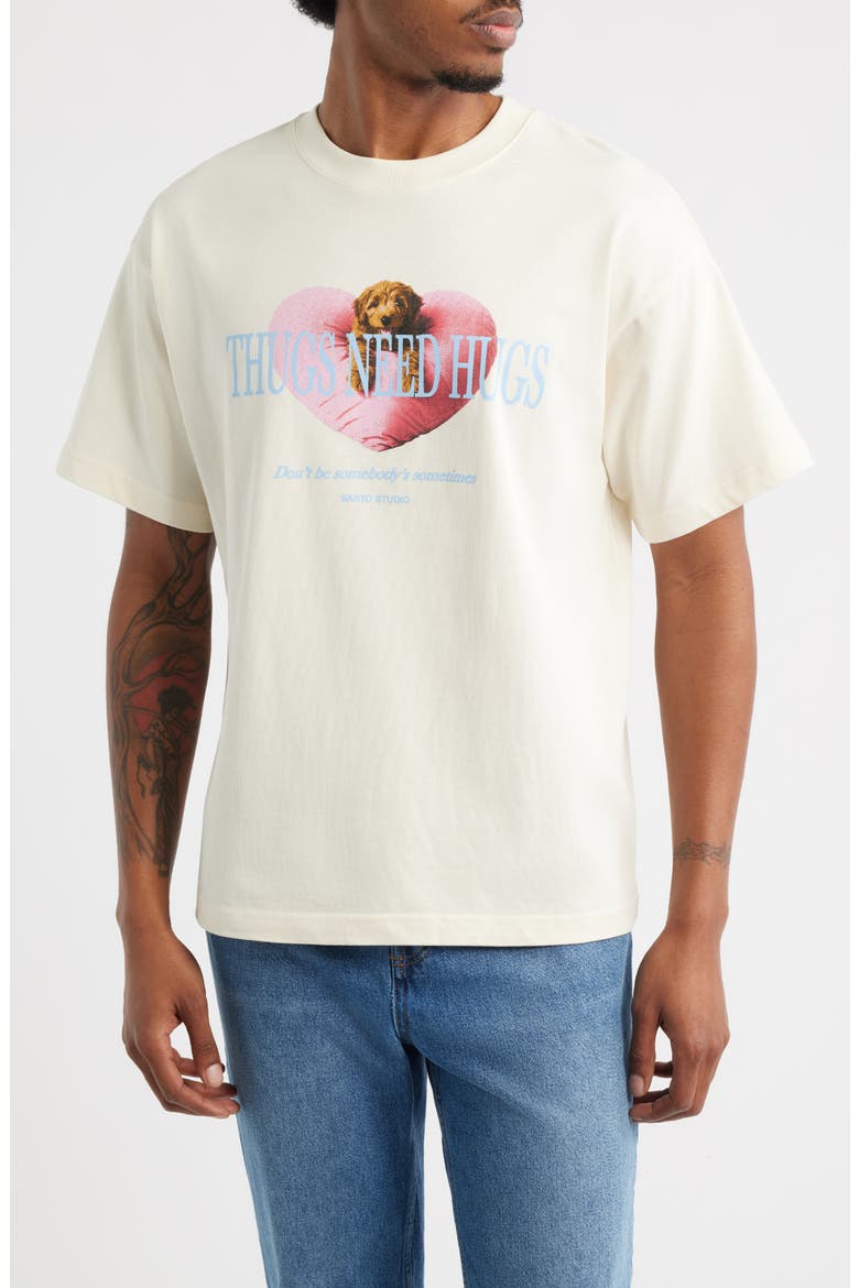 Big Dawg Graphic T-Shirt, Main, color, CREAM