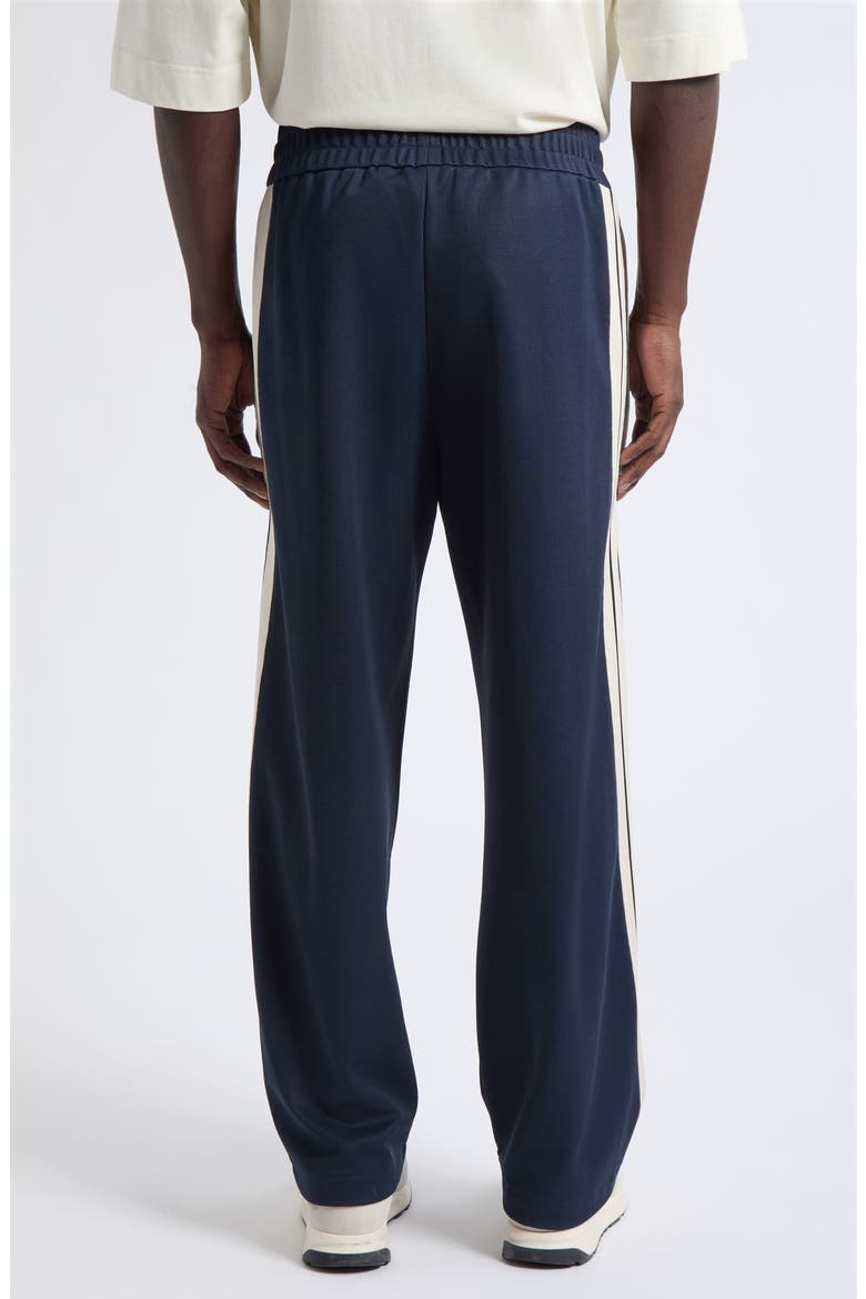 Palm Tree Stripe Track Pants, Alternate, color, NAVY BLUE - OFF WHITE