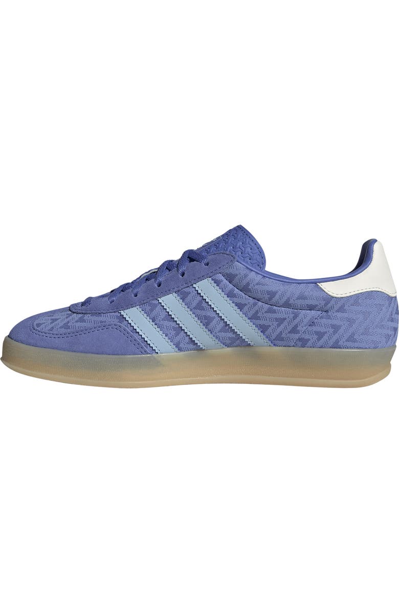 adidas Gazelle Indoor Sneaker, Alternate, color, Real Lilac/ Clear Sky/ Gum 3