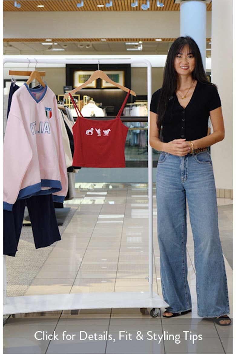Wild Horses Graphic Crop Camisole video