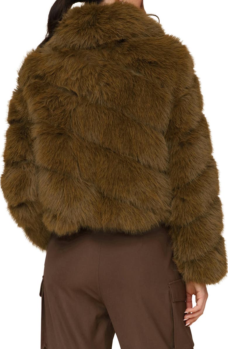 Avec Les Filles Faux Fur Crop Jacket, Alternate, color, 