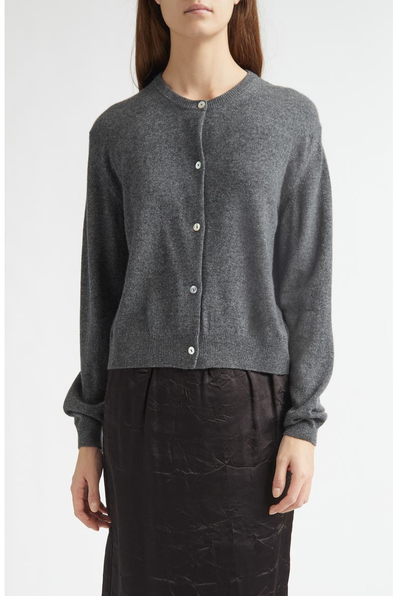 Seashell Cashmere Cardigan, Main, color, SMOKE MAYFAIR