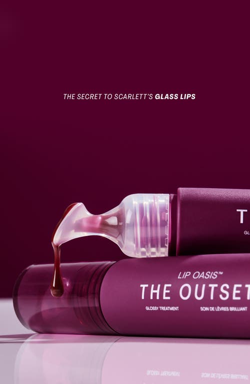 The Outset Lip Oasis Glossy Treatment In Mirage