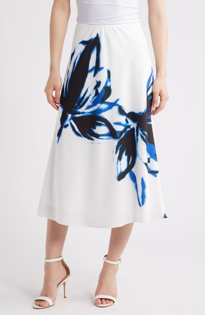 Anne Klein Pull-On Bias Cut Skirt, Main, color, 