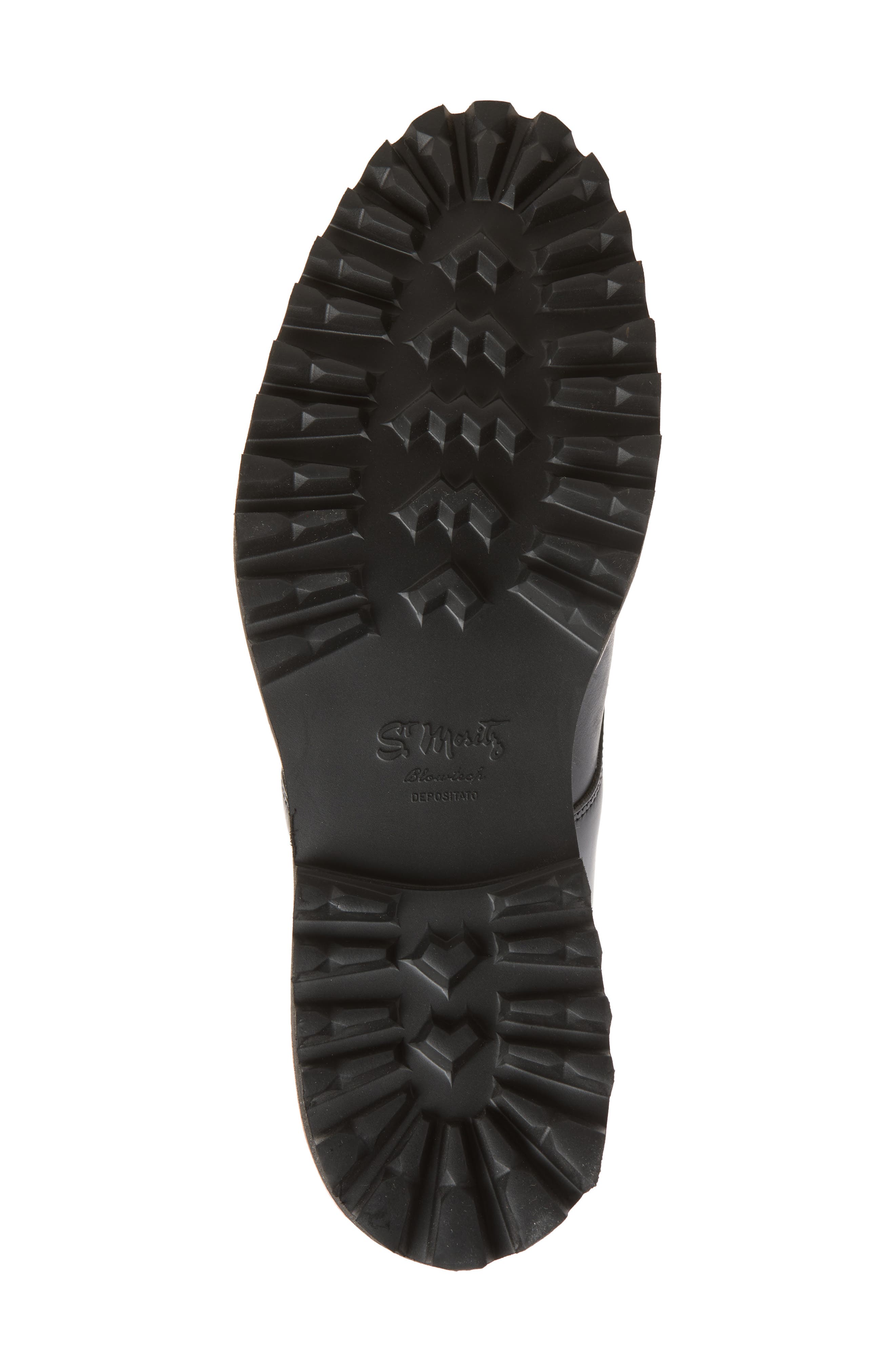 Powell Apron Toe Boot, Alternate, color, BLACK