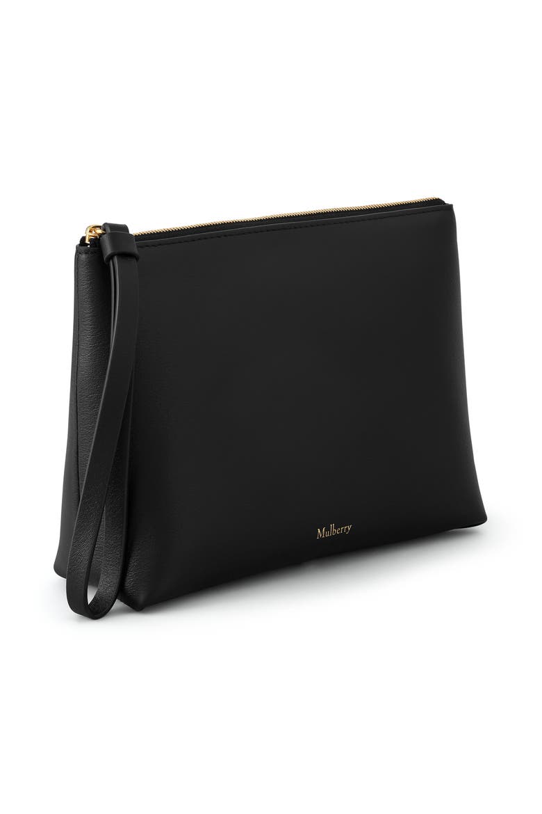 Zipped Cosmetic Pouch, Alternate, color, Black