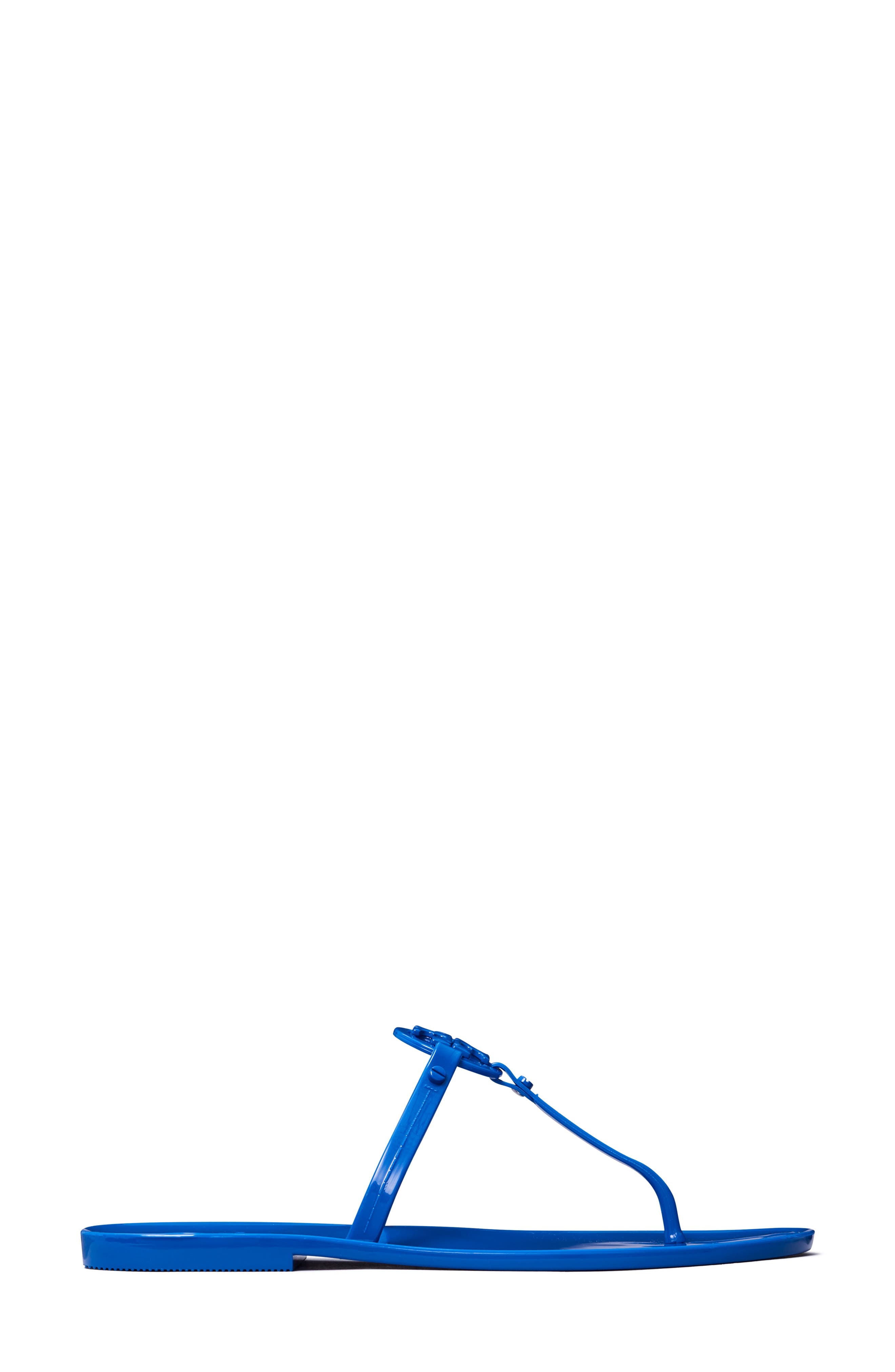 Mini Miller Jelly Thong Sandal, Alternate, color, COBALT