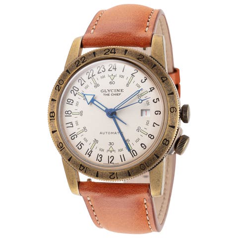 Airman The Chief Gmt 40mm Automatic Strap Watch