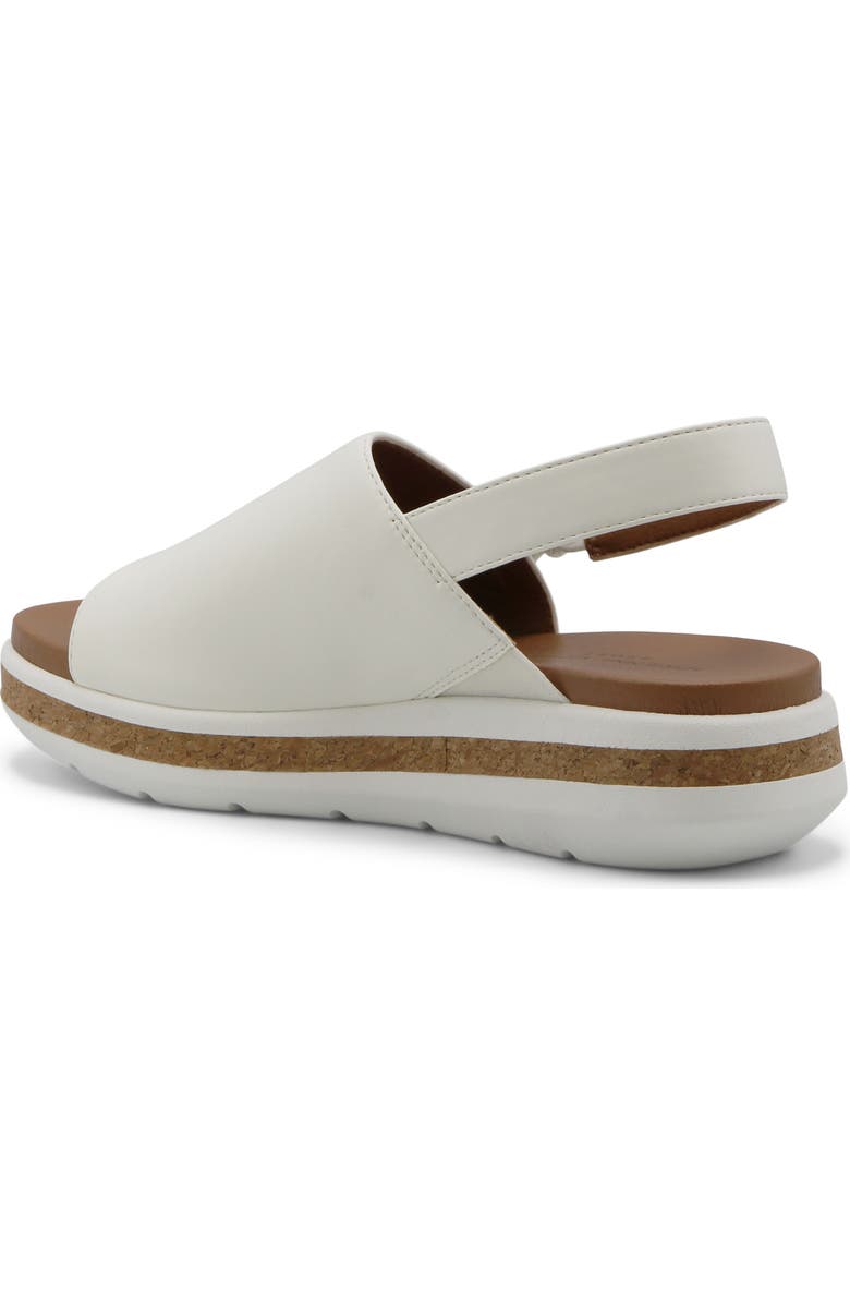 Adrienne Vittadini Primo Wedge Sandal, Alternate, color, White