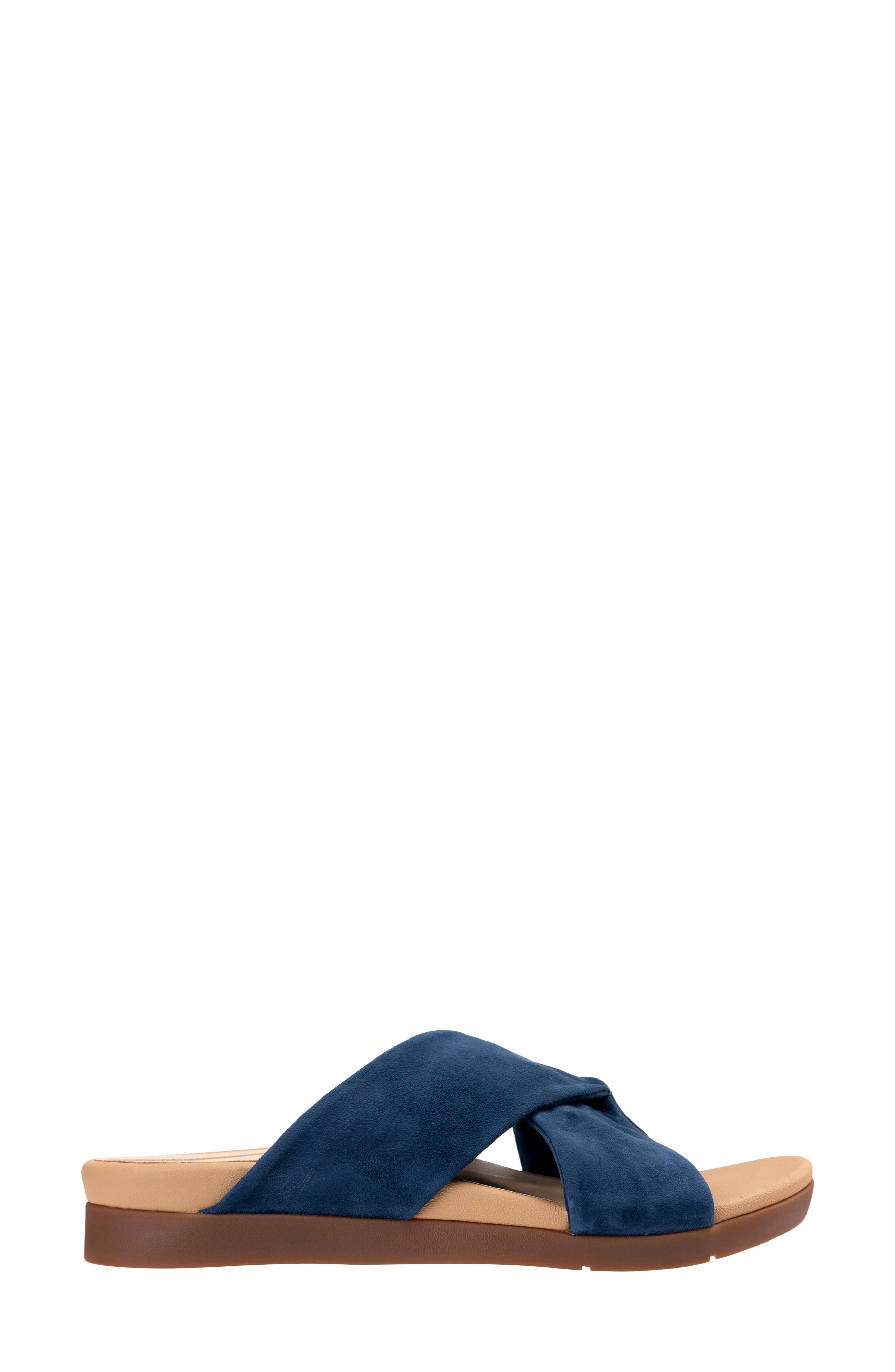 Riviera Slide Sandal, Alternate, color, MARINE BLUE