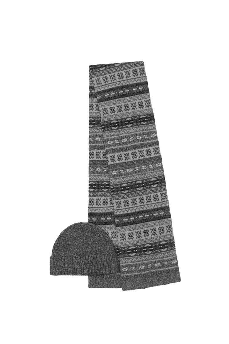 Fairisle Gift Set- Boxed, Main, color, Grey Multi