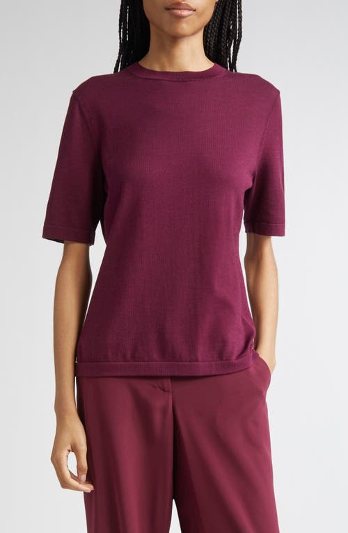 Lafayette 148 Elbow Sleeve Crewneck Sweater