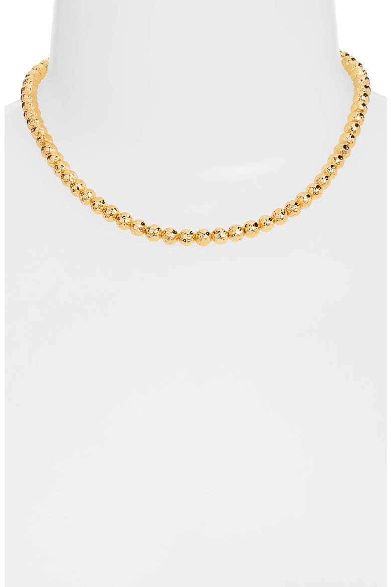 Beaded Necklace, Alternate, color, GOLD