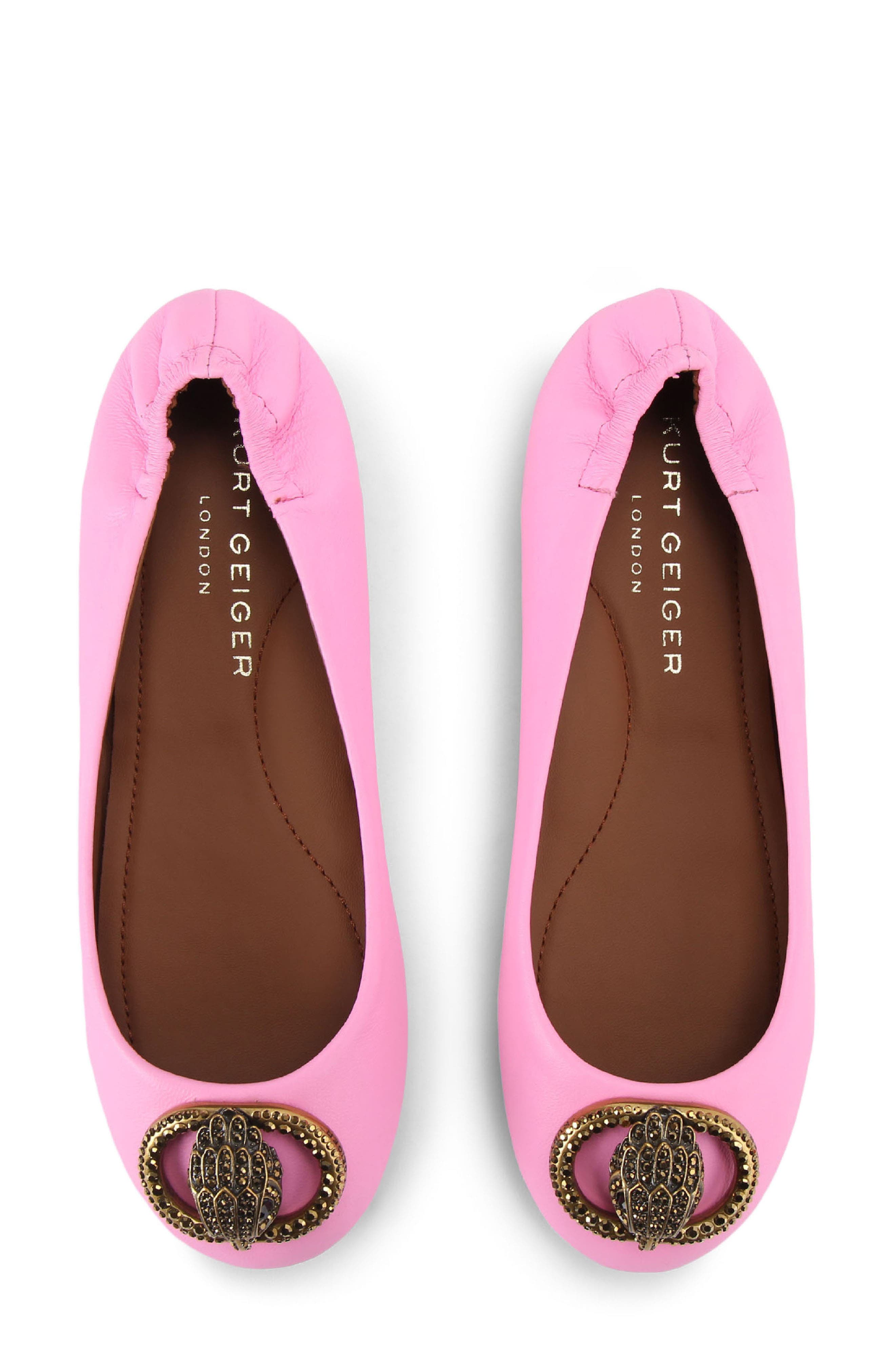 Kurt Geiger London Chelsea Ballet Flat, Alternate, color, Pink
