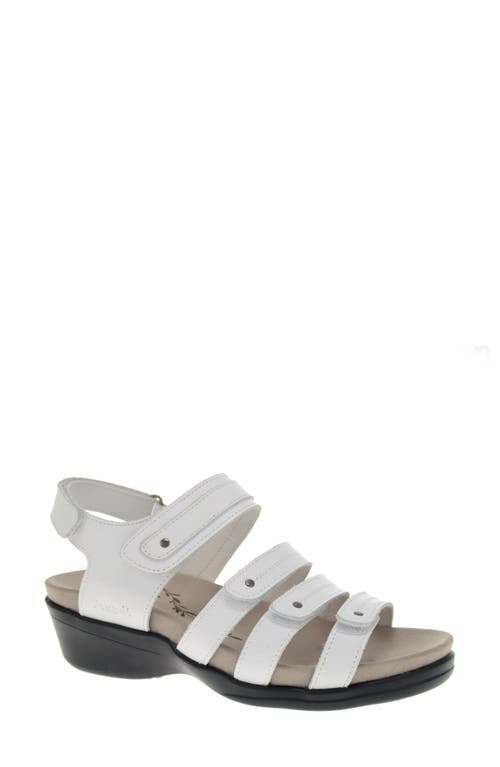 Propét Ainsley Wedge Sandal In White