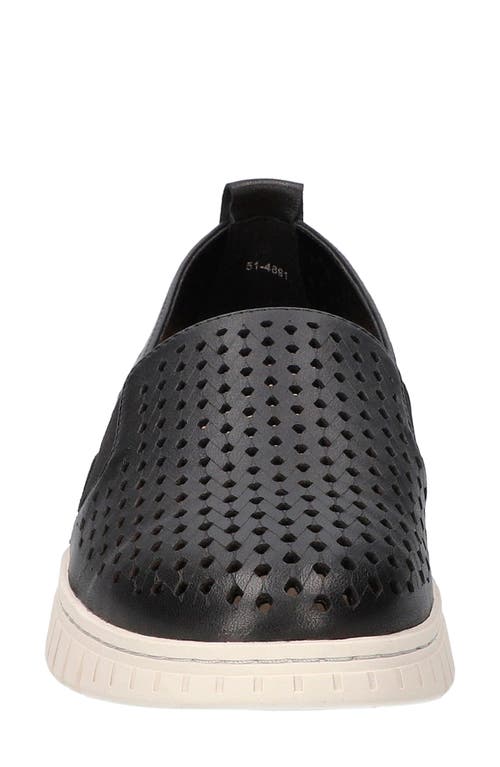 Bella Vita Helm Sneaker In Black Leather