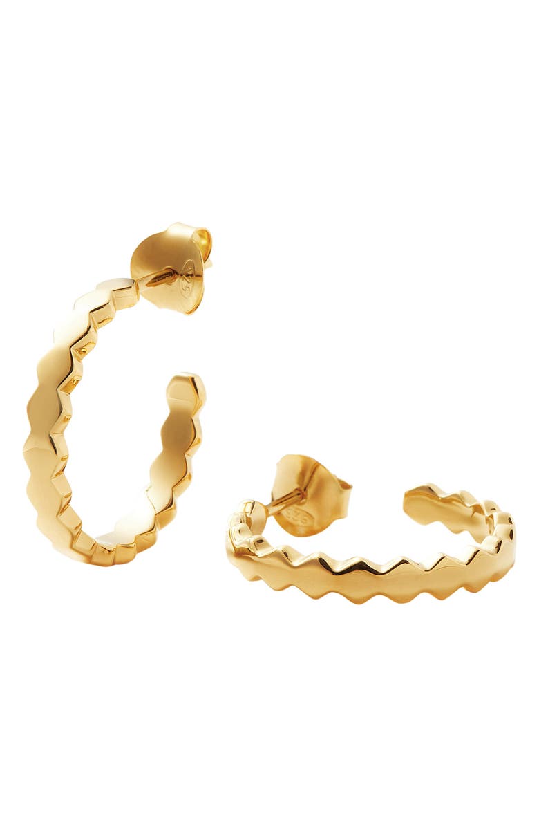 Missoma Rhea Mini Hoop Earrings, Alternate, color,