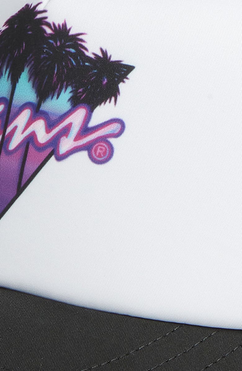 Vans Kids' Twisted Snapback Trucker Hat, Alternate, color, White Multi