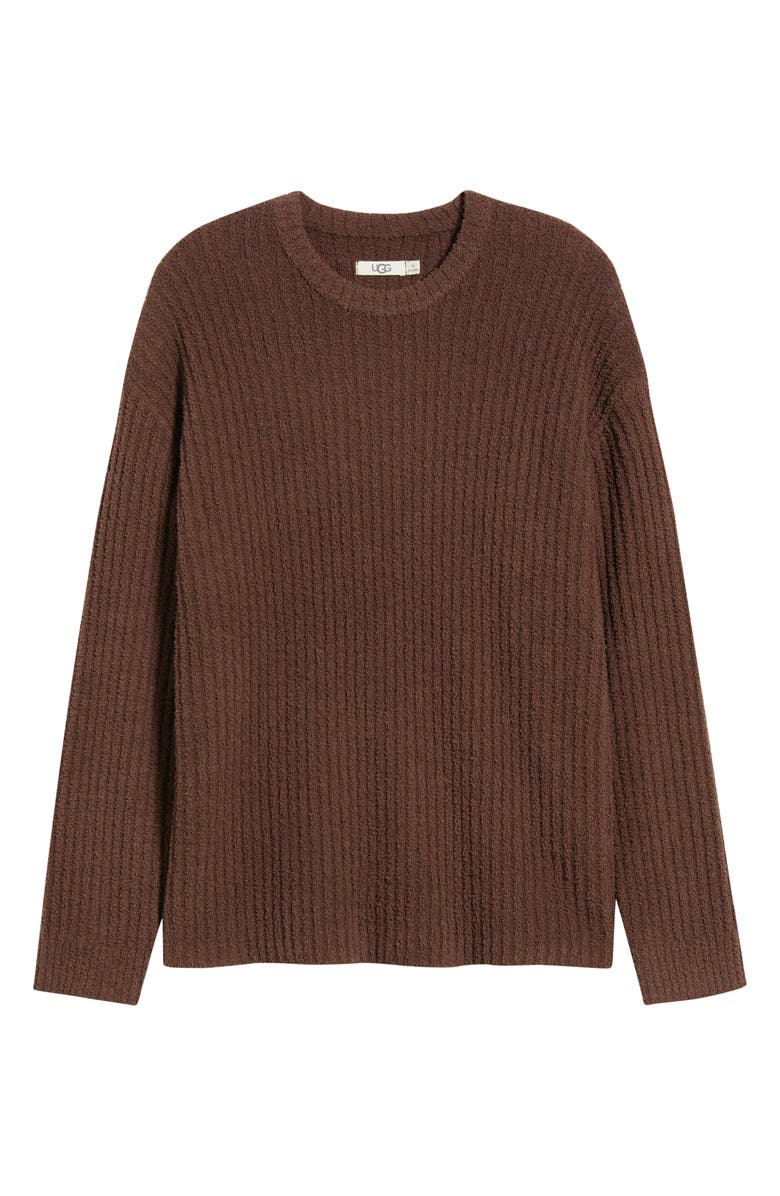 UGG<sup>®</sup> Ryatt Rib Sweatshirt, Alternate, color, Cola
