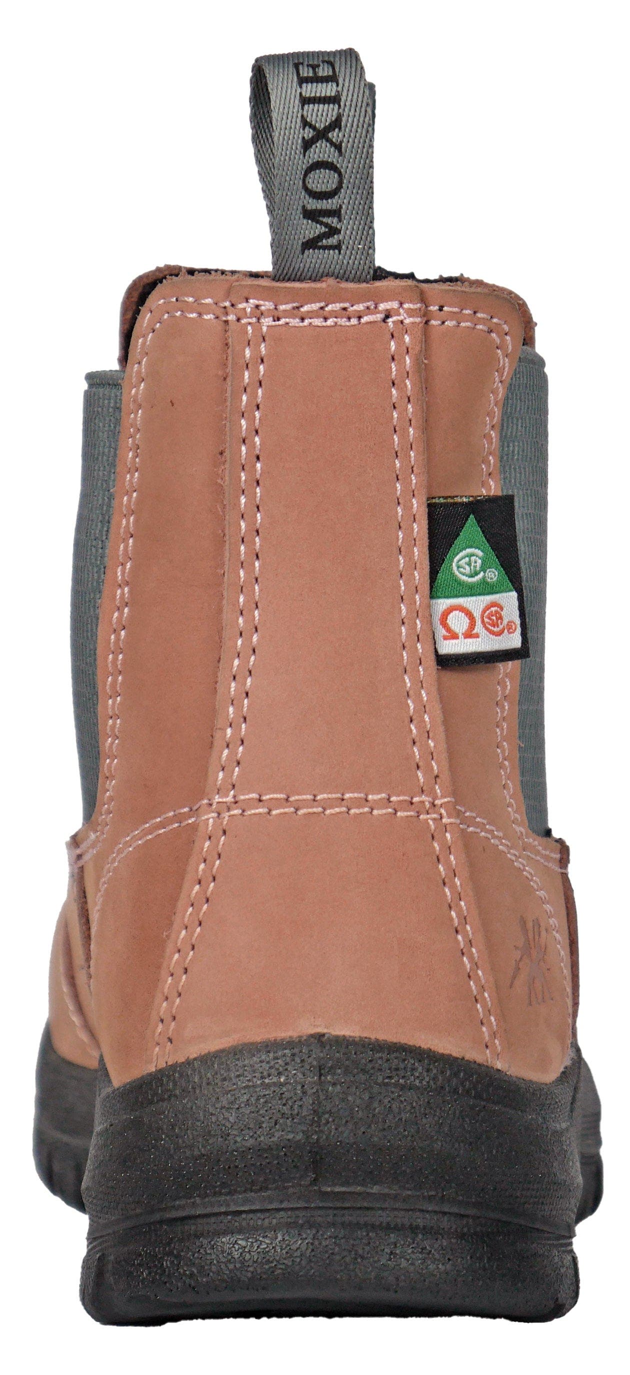 Moxie Trades Moxie Angelina Womens Composite Toe Chelsea Work Boot, Alternate, color, Pink