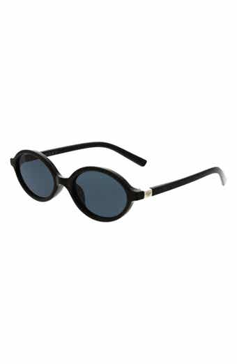 53mm Slim Oval Sunglasses