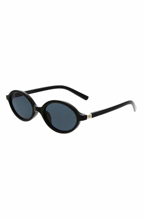 53mm Slim Oval Sunglasses