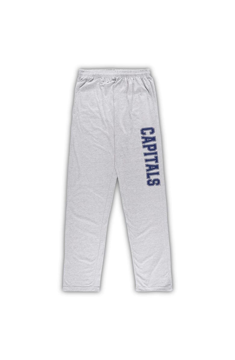 PROFILE Men's Washington Capitals Red/Heather Gray Big & Tall T-Shirt & Pants Lounge Set, Alternate, color, Red