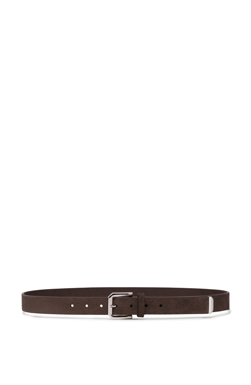 Brunello Cucinelli Leather Belt In Black