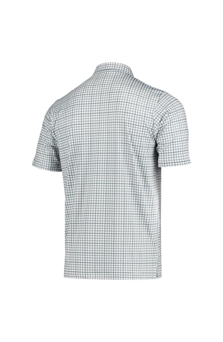 ANTIGUA Men's Antigua Gray/Black Los Angeles Rams Deliver Button-Down Polo, Alternate, color, White