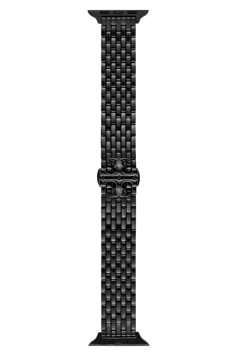 The Eleanor Black 18mm Apple Watch® Bracelet Watchband, Main, color, BLACK