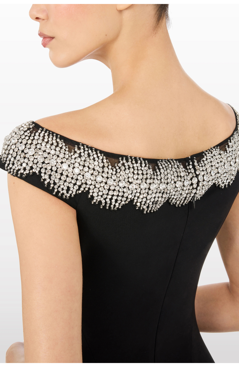 Jenny Packham Azalea Gown, Alternate, color, Liquorice