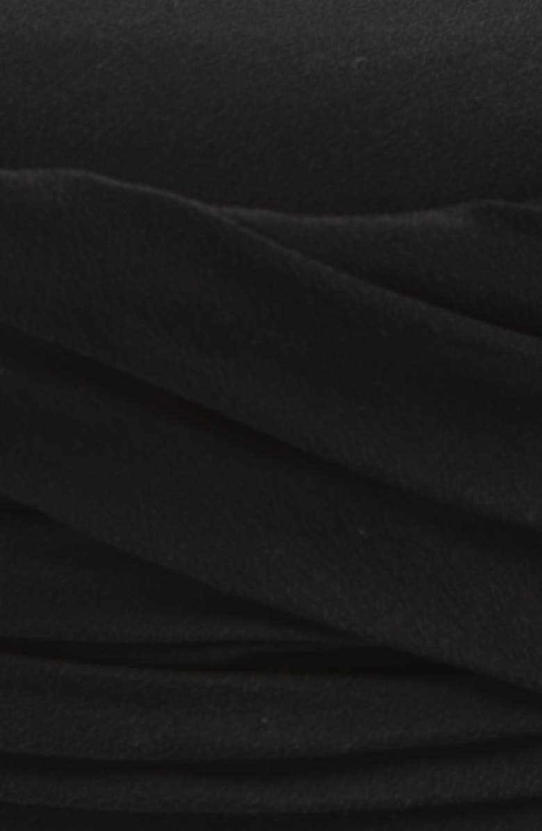 Chloé Wool & Silk Crepe Hat, Alternate, color, Black