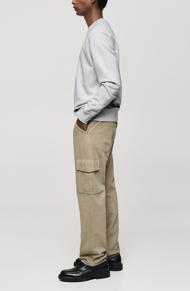 MANGO Regular Fit Cotton Sweatshirt, Alternate, color, 