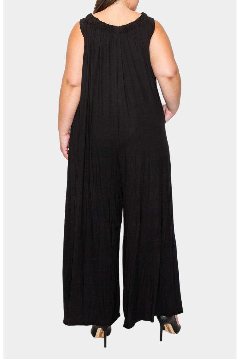 Olson Pocket Wide Leg Jumpsuit, Alternate, color, BLACK