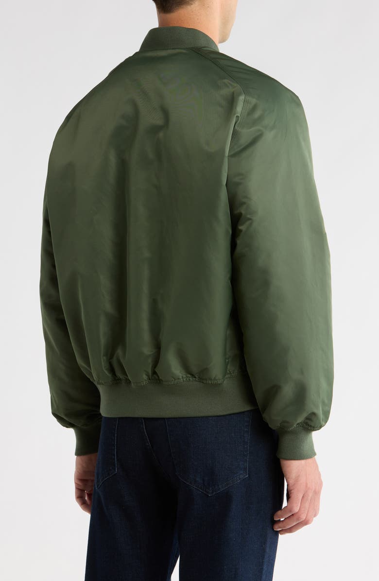 Percival Nylon Bomber Jacket, Alternate, color, Forest